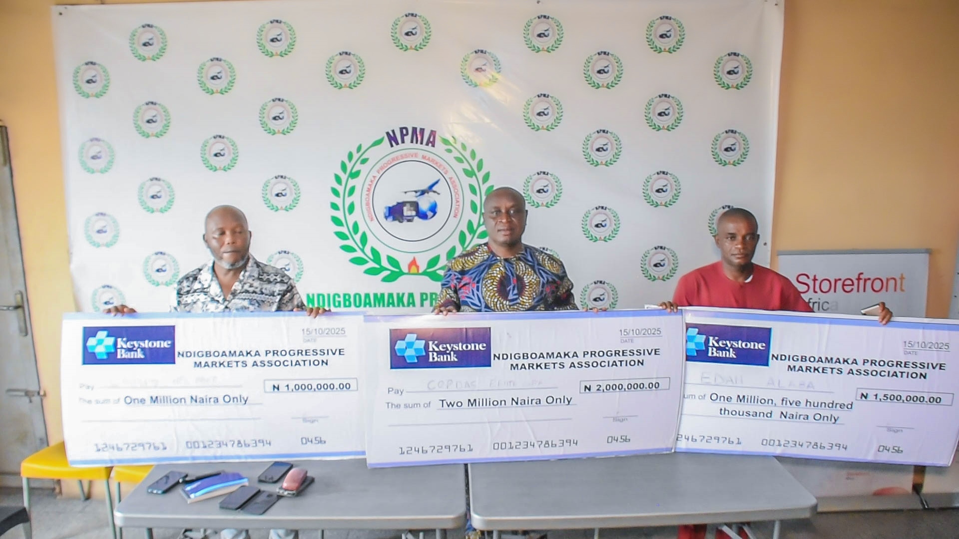 2025 Tournament Winners Prize presentation