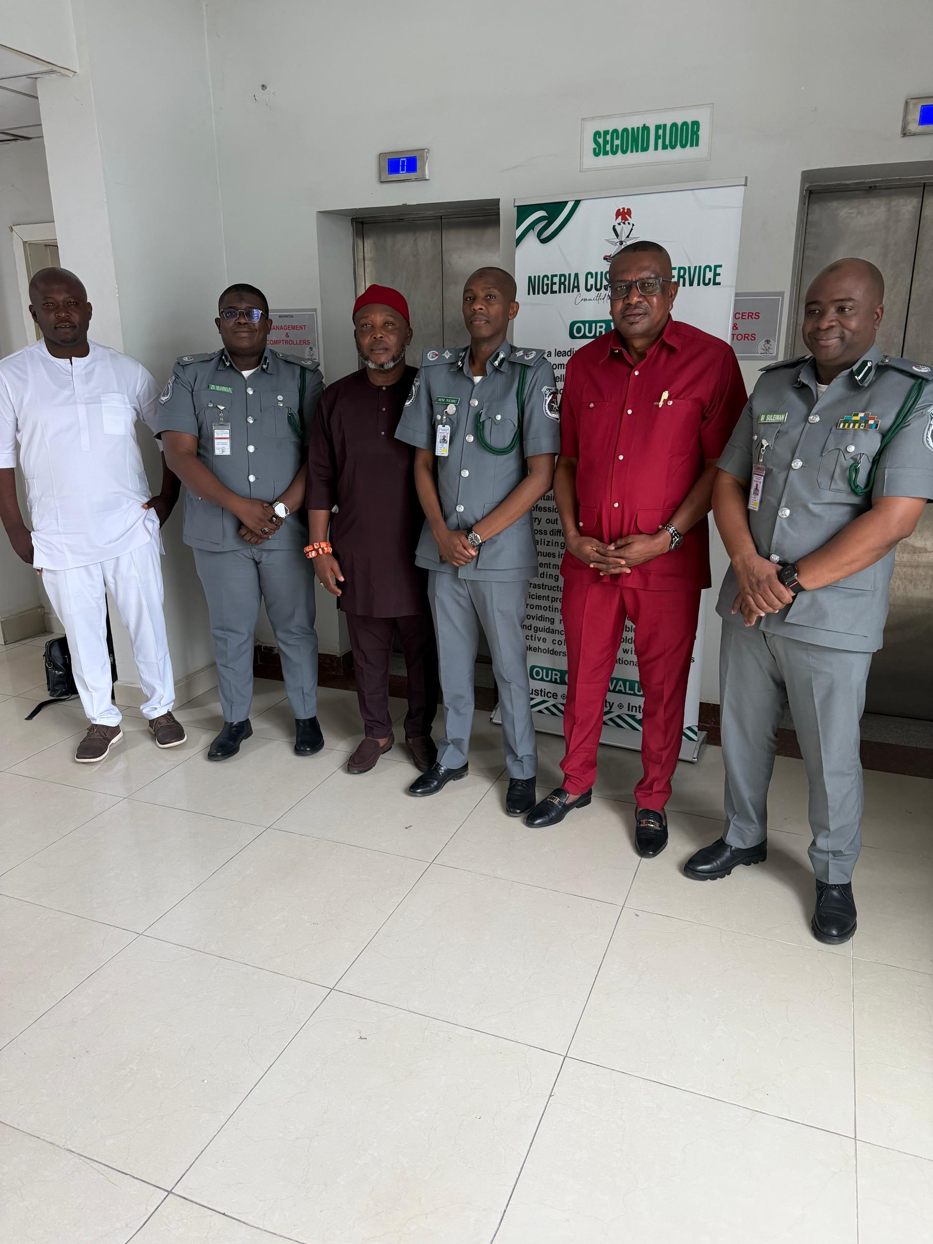 Ndigboamaka's meeting with the Nigeria Custom Service Headquarter Abuja